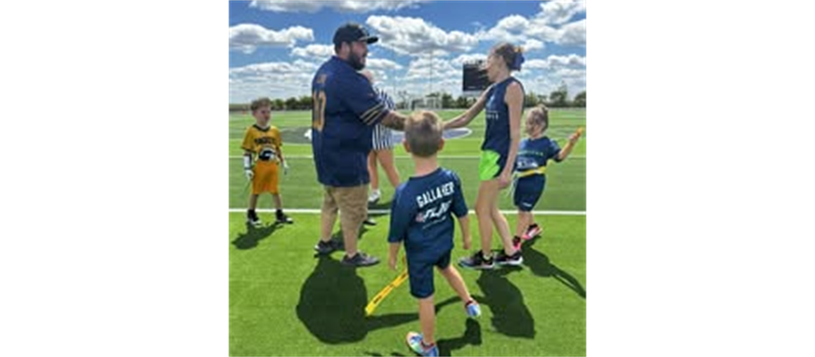 Teaching teamwork early! From handshakes to touchdowns, it’s all about learning the game and having fun. #NFLFLAG #SteelCurtainFootball #FutureStars #Teamwork